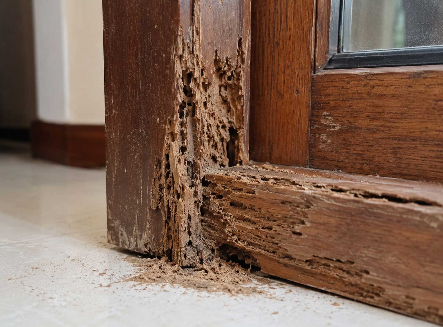 Kusen dan pintu keropos